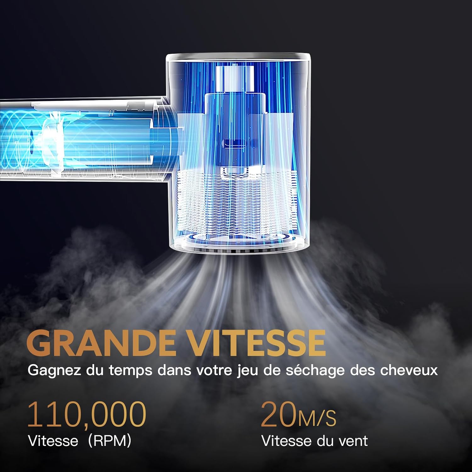Brosse Soufflante 5 en 1 : Séchage Rapide et Volume – Image 2