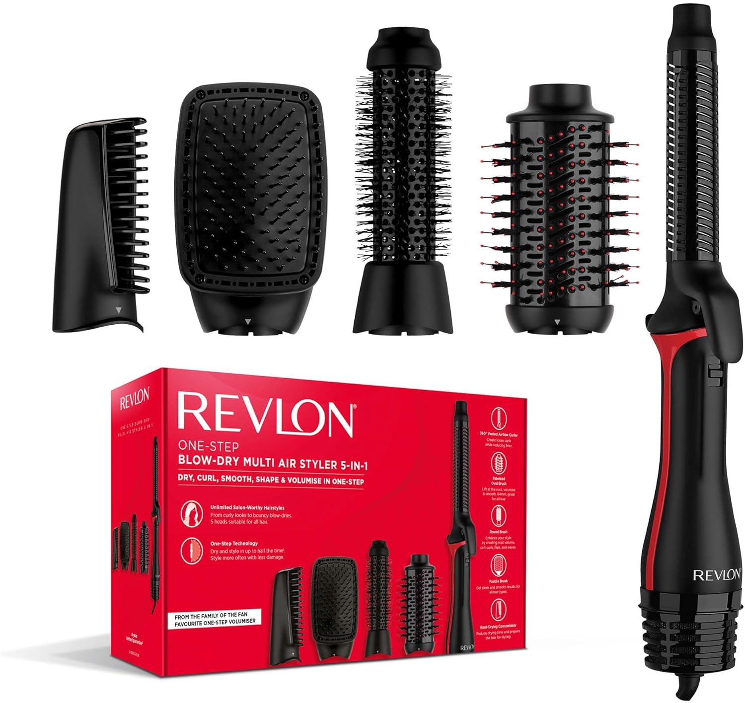 Styler 5-En-1 : Boucles, Volume et Brillance Instantanés