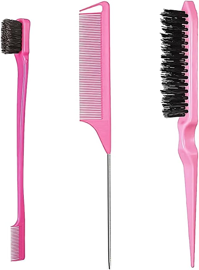 Peigne de cheveux : set de 3 pièces pour coiffeurs et particuliers, idéal pour des coiffures créatives et élégantes