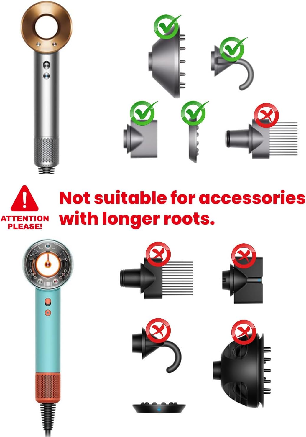 Support de sèche-cheveux mural pour professionnels : une solution élégante et pratique sans perçage Découvrez le support de sèche-cheveux MidingChai, idéal pour les hôtels et barbershops. Ce porte-sèche-cheveux compatible avec Dyson Supersonic peut accueillir jusqu'à 5 embouts, offrant un gain de place et une organisation optimale pour vos outils de beauté. – Image 2