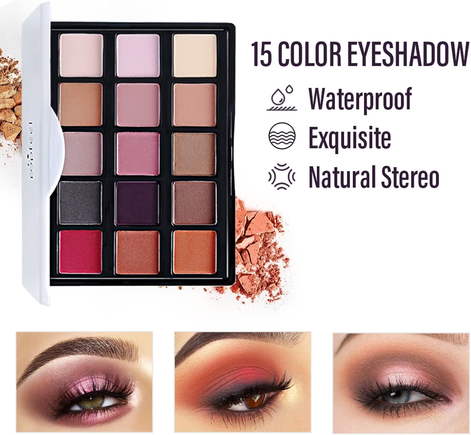 Kit de maquillage tout-en-un pour femmes : 8 pièces essentielles pour un look éclatant – Image 2