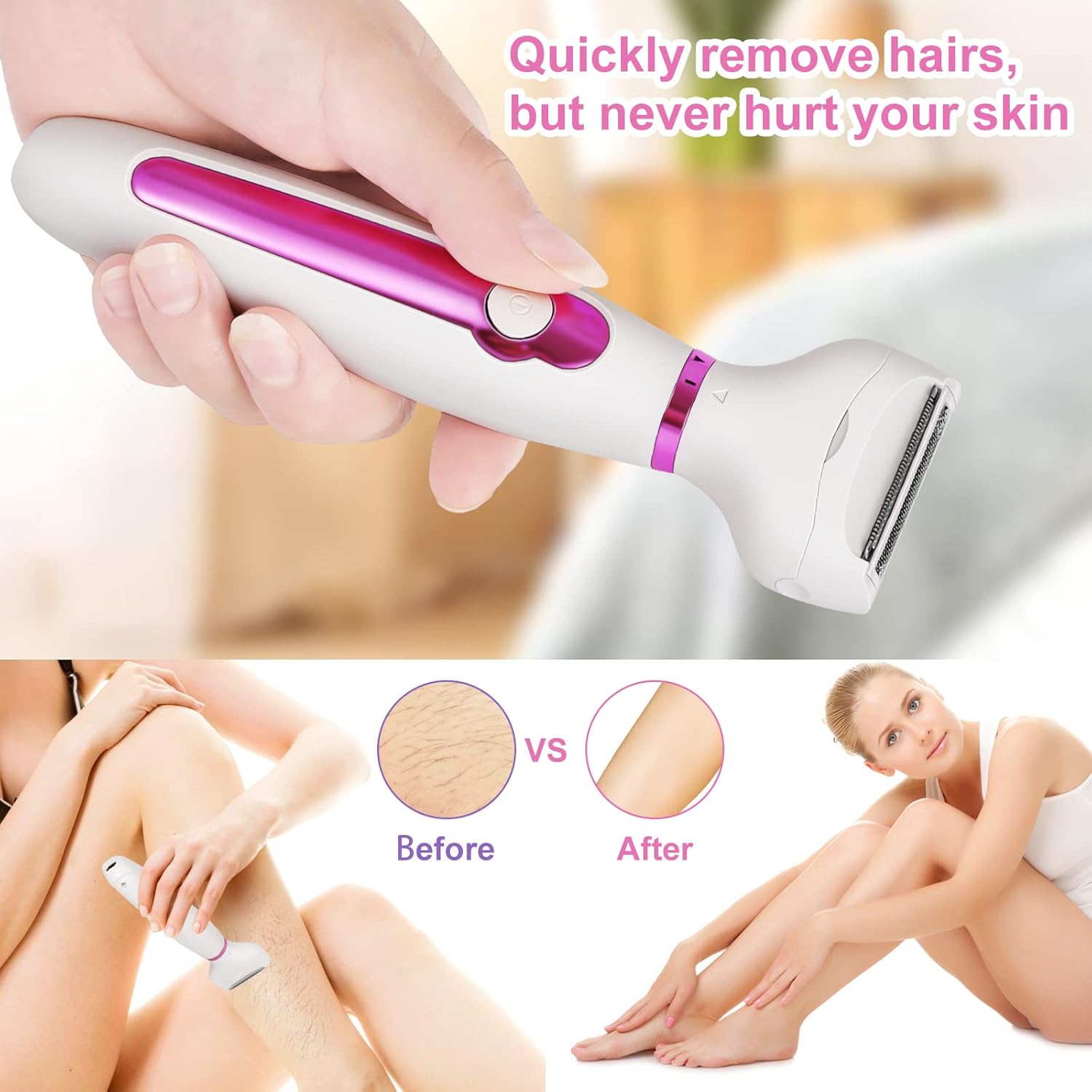Tondeuse de bikini pour femmes : l'outil 5 en 1 idéal pour une épilation rapide et précise – Image 4