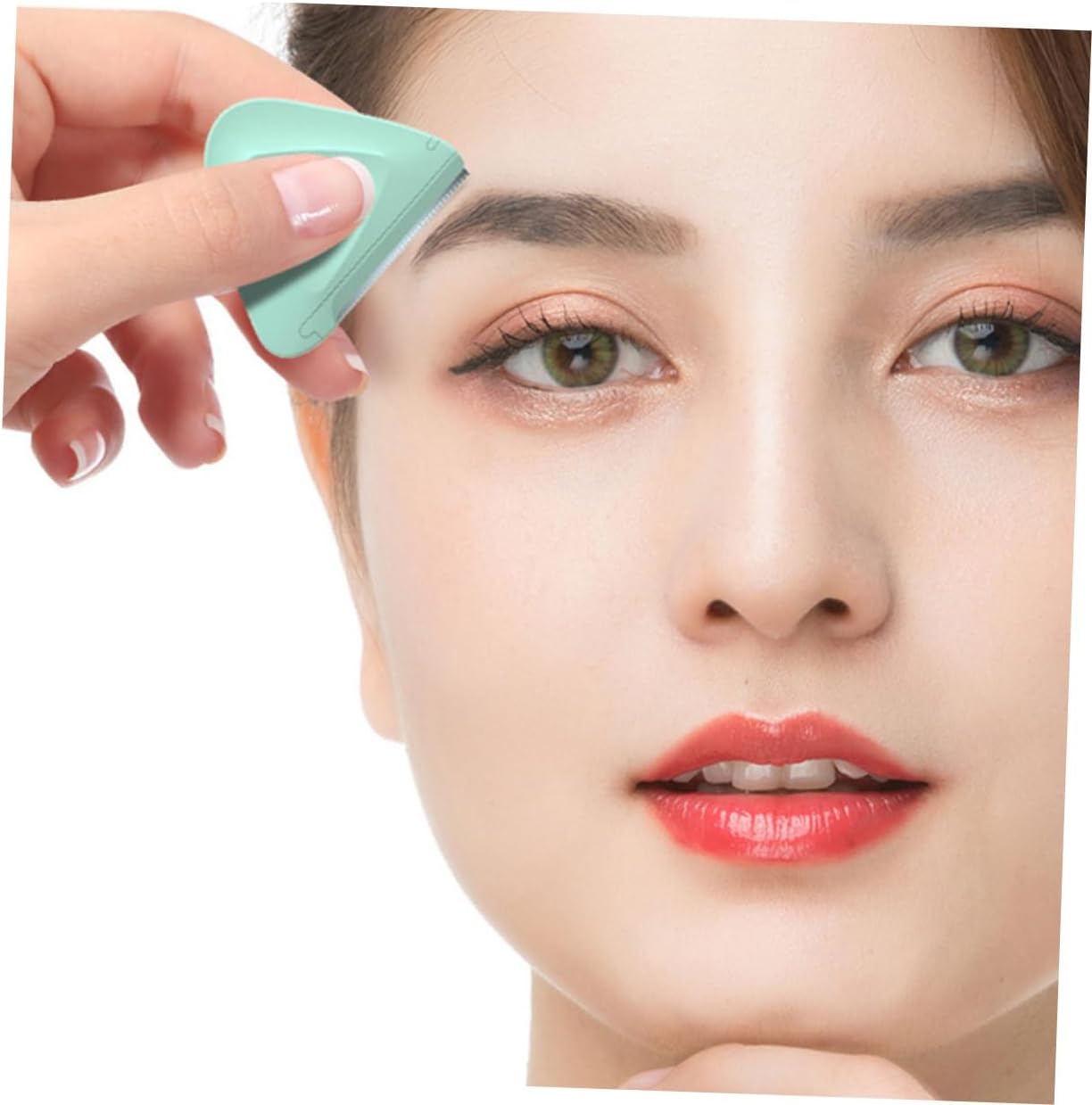 Rasoirs à sourcils en plastique et acier inoxydable : 6 pièces portables pour un maquillage impeccable en voyage – Image 8