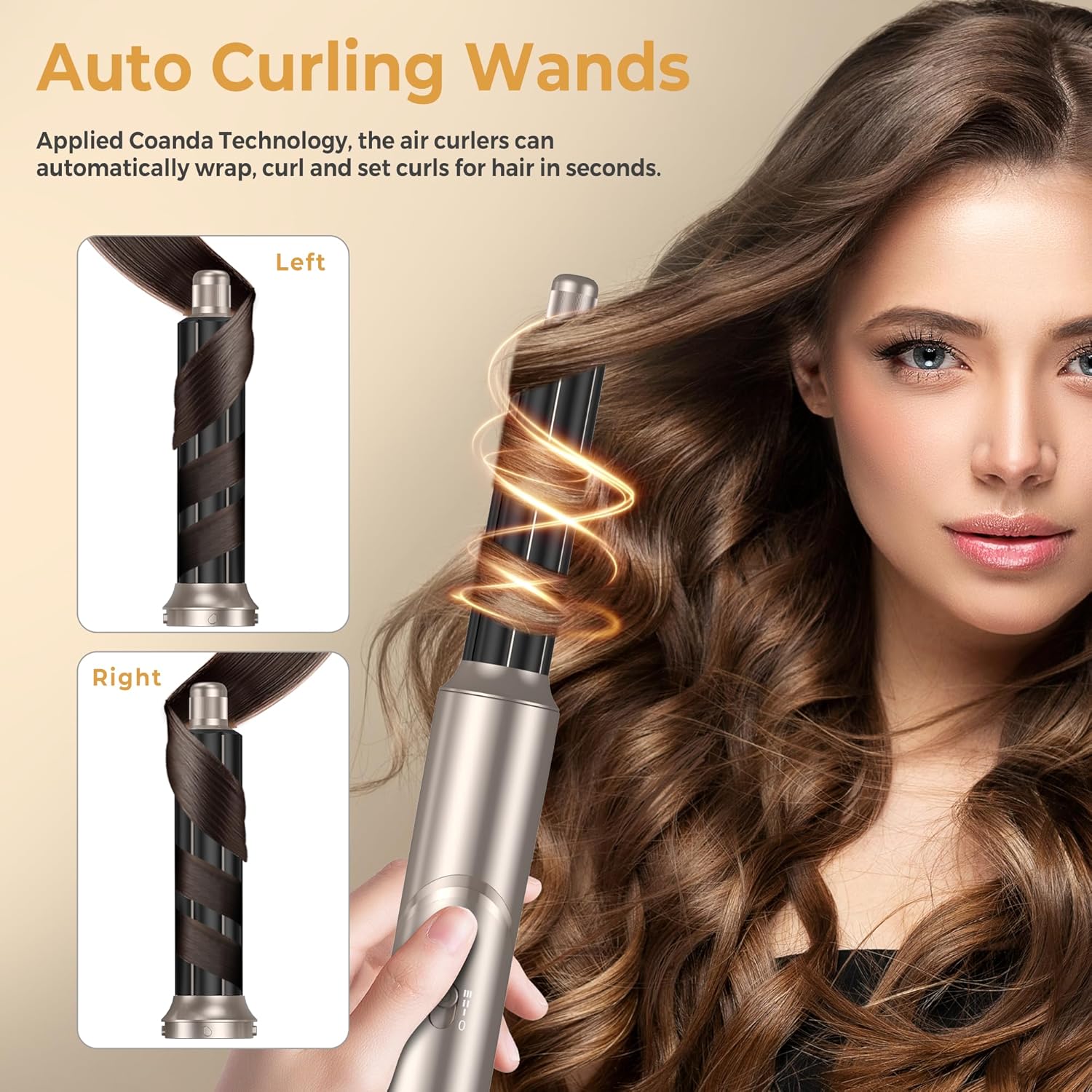 Air Styler 6 en 1 : brosse chauffante et souffleuse pour un brushing parfait des cheveux des femmes – Image 3