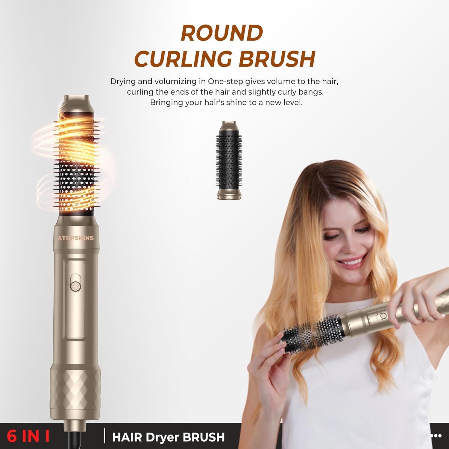 Air Styler 6 en 1 : le sèche-cheveux et fer à boucler multifonctionnel pour femmes, pour un coiffage parfait et rapide à domicile – Image 8