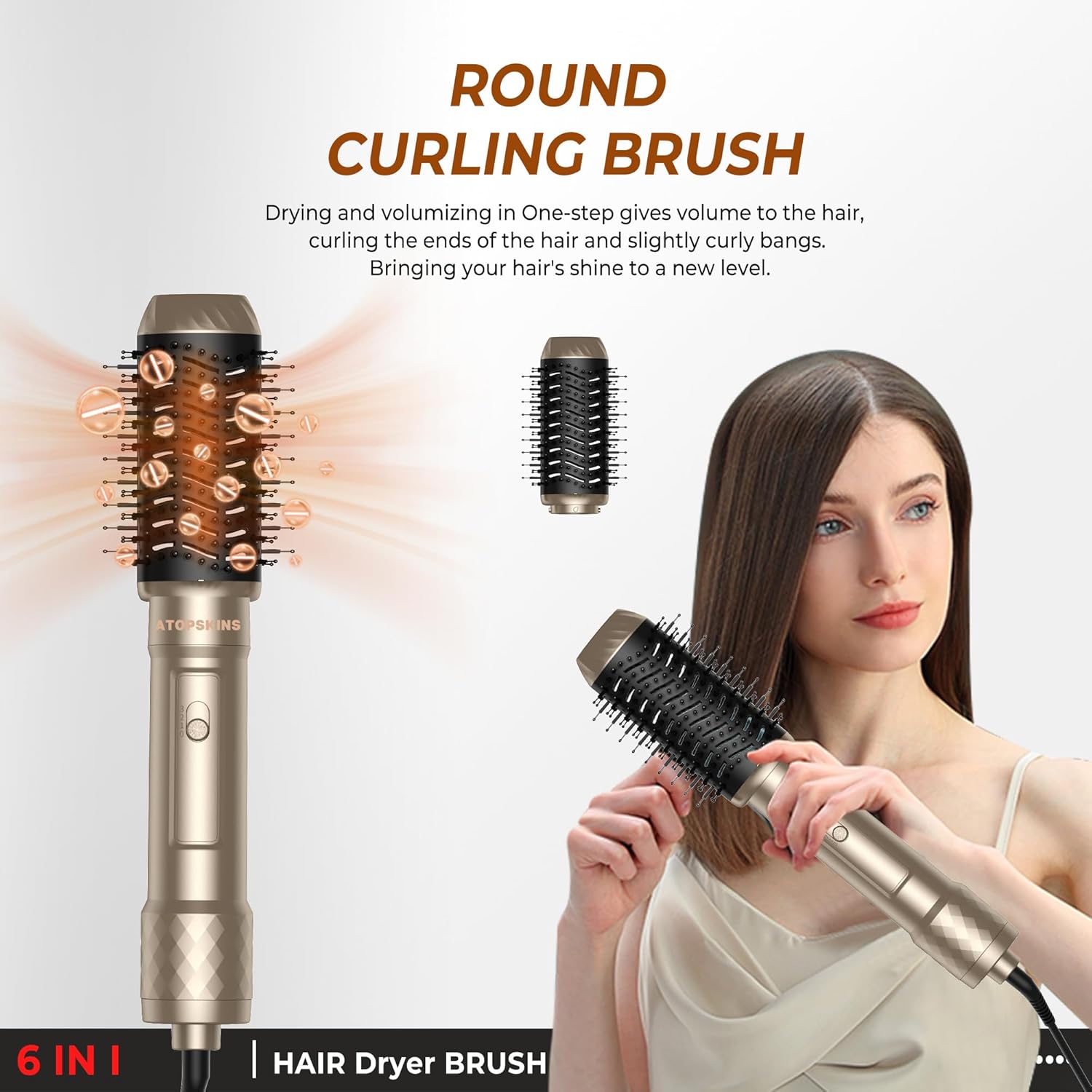 Air Styler 6 en 1 : le sèche-cheveux et fer à boucler multifonctionnel pour femmes, pour un coiffage parfait et rapide à domicile – Image 9
