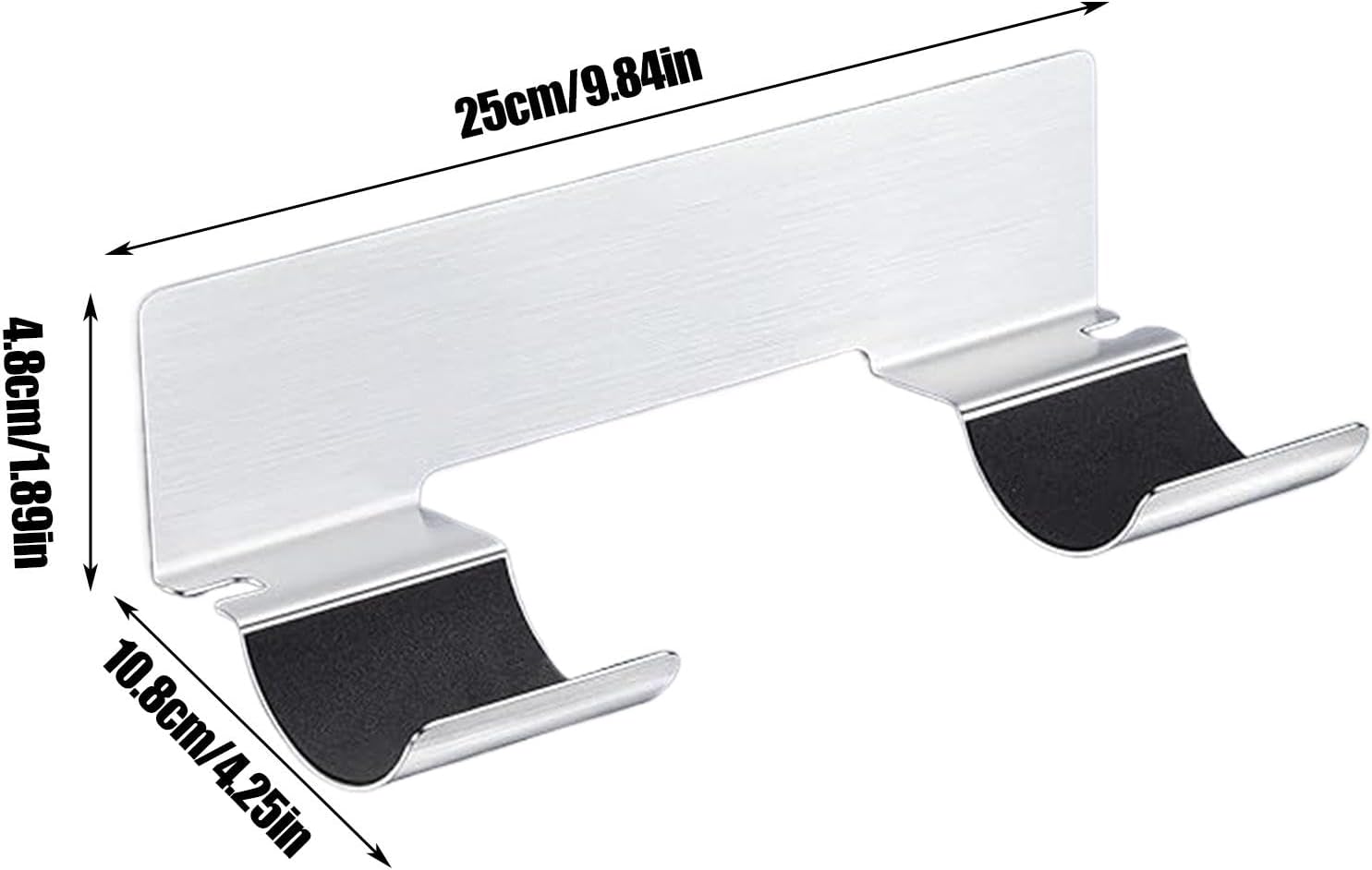 Cintre pour sèche-cheveux : support mural en acier inoxydable pour une salle de bain organisée Organiseur mural d'outils de coiffure pour accessoires de coiffure – idéal pour les passionnés de beauté – Image 6