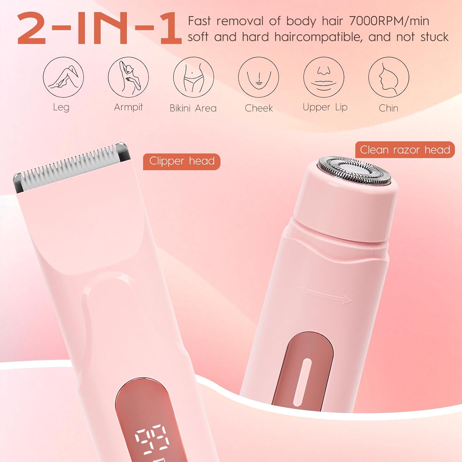 Épilateur 2 en 1 pour Femmes - Douceur et Précision – Image 2