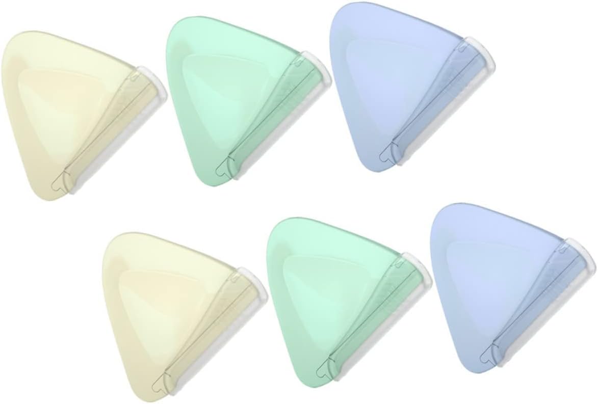 Rasoirs à sourcils en plastique et acier inoxydable : 6 pièces portables pour un maquillage impeccable en voyage