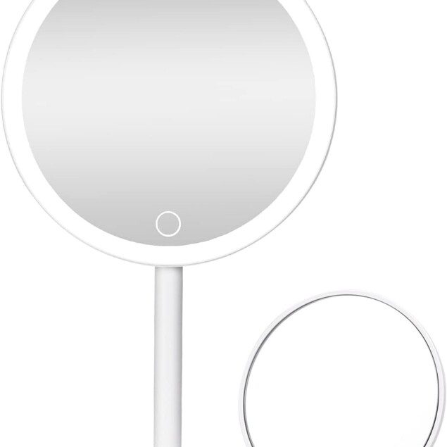 Miroir lumineux de maquillage : l’accessoire idéal pour les passionnées de beauté avec 3 couleurs de lumière 

Profitez d'une luminosité réglable grâce à 70 perles LED pour un maquillage parfait en toutes circonstances