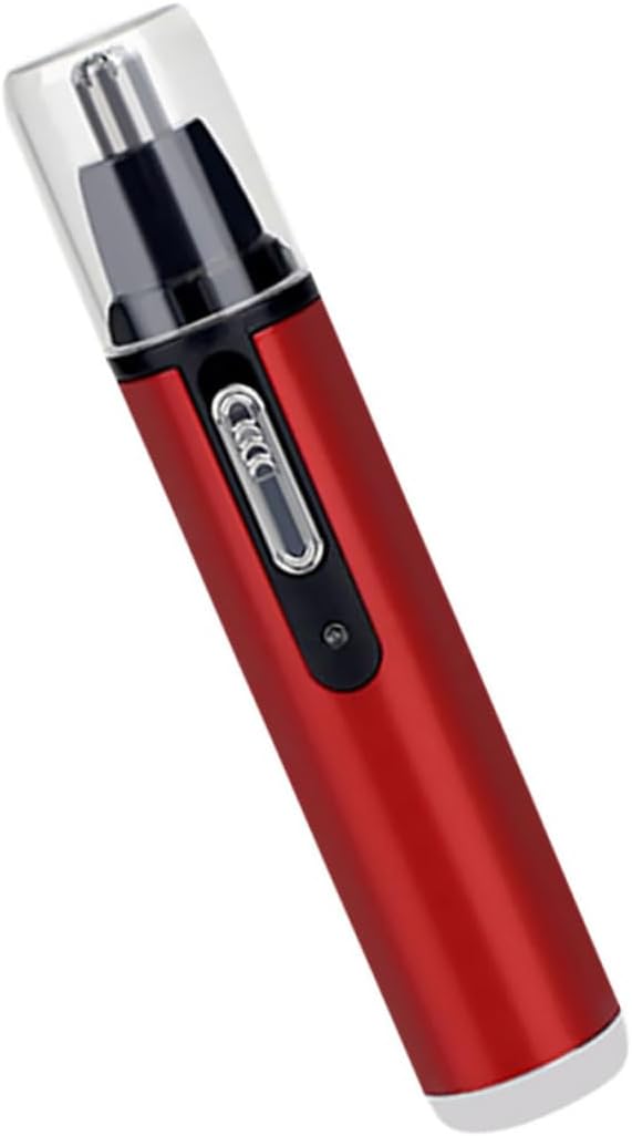 Tondeuse rechargeable multifonction : pour un entretien précis des poils de nez et sourcils en toute sécurité   Profitez d'une lame durable et d'une tête amovible facile à nettoyer pour un design compact et portable, sans irritation