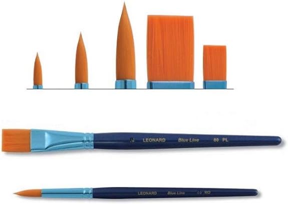 Pinceaux de peinture synthétiques pour artistes : set de 5 pièces idéal pour aquarelle, huile et acrylique – Image 5