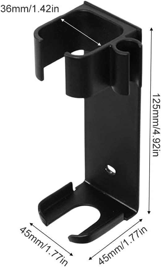 Support mural pour Dyson Airwrap : l'accessoire indispensable pour les passionnés de coiffure Optimisez votre espace et protégez vos appareils de coiffure avec ce support en métal résistant aux hautes températures, idéal pour les professionnels et les particuliers – Image 2