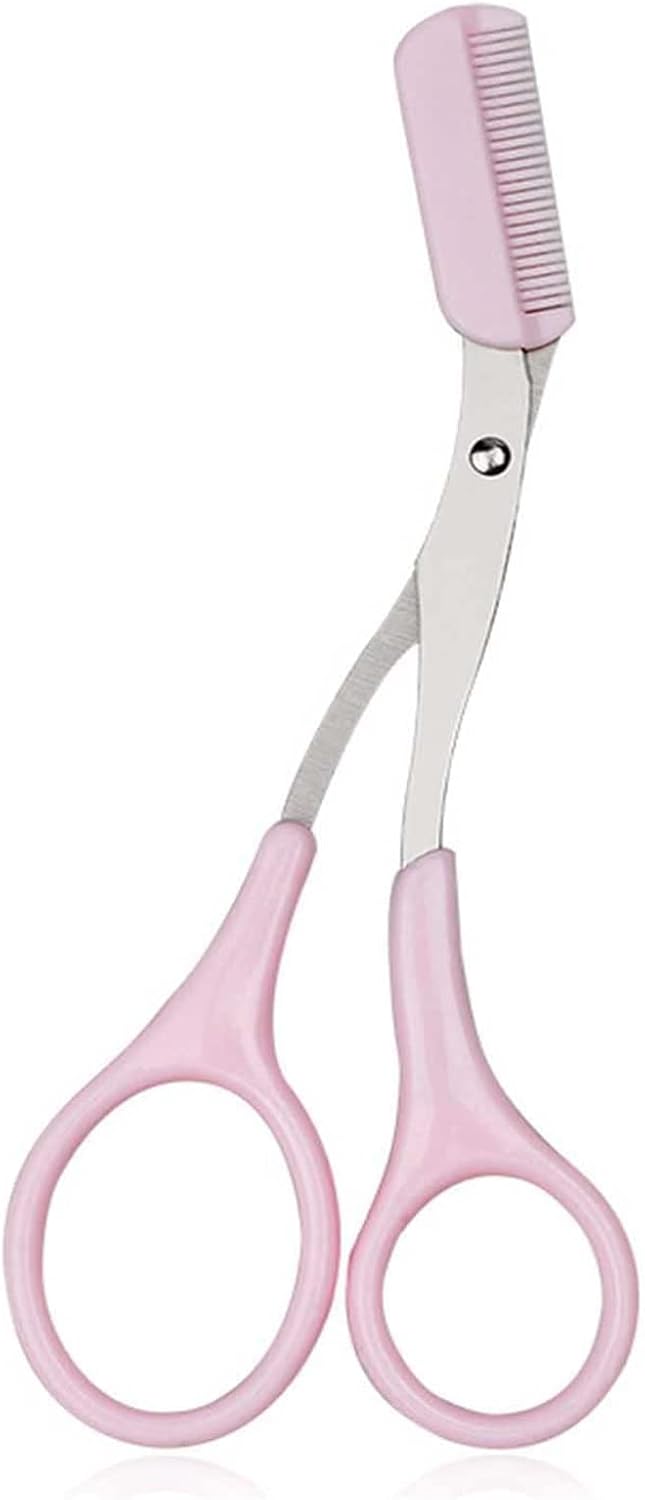 Ciseaux à sourcils : l'outil essentiel pour une mise en beauté parfaite Ciseaux à sourcils avec peigne pour femmes et hommes - Raccourcissez vos sourcils et cils avec élégance