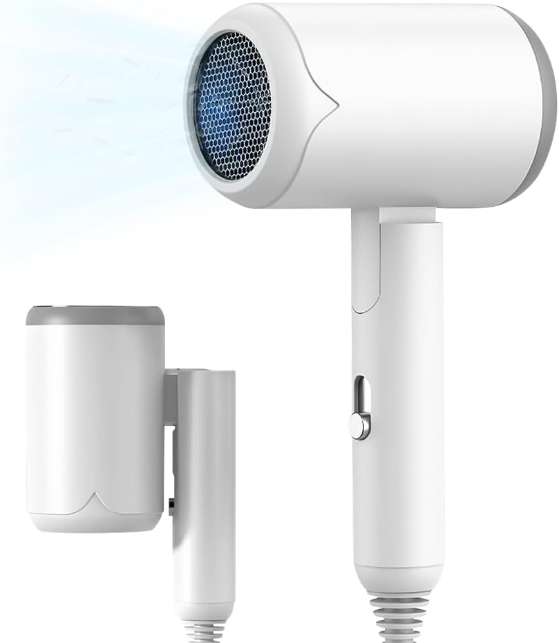 Sèche cheveux pliable 1200W : l'allié idéal pour votre famille en voyage ou au salon
