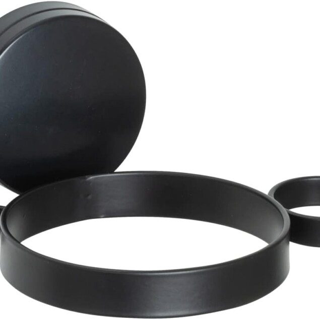 Support sèche cheveux mural noir : solution élégante pour une salle de bains bien organisée