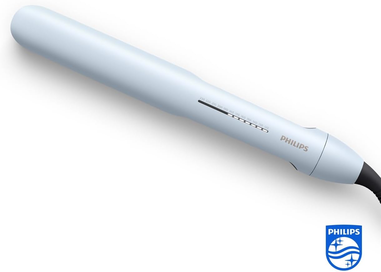 Fer à lisser série 5000 : lissage parfait pour tous les types de cheveux Découvrez la technologie ThermoShield pour une protection optimale et une brillance éclatante – Image 2