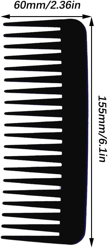 Peigne démêlant large à dents : l'outil parfait pour des cheveux bouclés et sans nœuds – Image 2