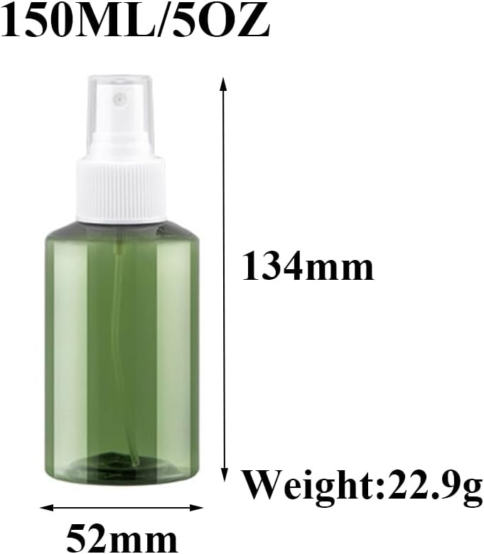 Flacons vaporisateurs vides en plastique : lot de 2 pour démaquillant et cosmétiques, pratique et élégant – Image 3