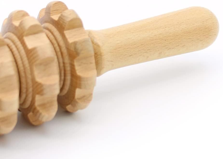 Masseur anti-cellulite en bois : le rouleau courbé idéal pour un soulagement musculaire et une relaxation totale – Image 5