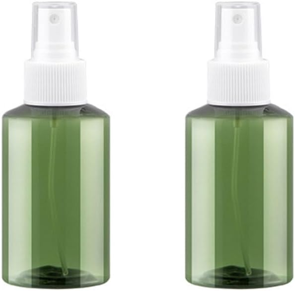 Flacons vaporisateurs vides en plastique : lot de 2 pour démaquillant et cosmétiques, pratique et élégant