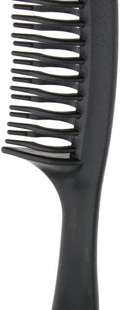 Peigne démêlant antistatique 2 en 1 : l'allié idéal pour les cheveux longs, épais, bouclés et ondulés