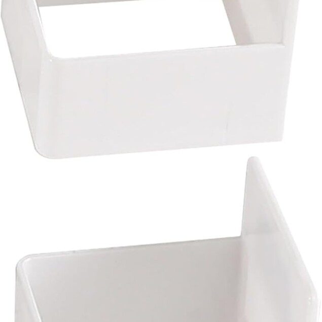 Rangement élégant : étagère autocollante pour salle de bain et cuisine, idéale pour les amateurs de cuisine et de coiffure