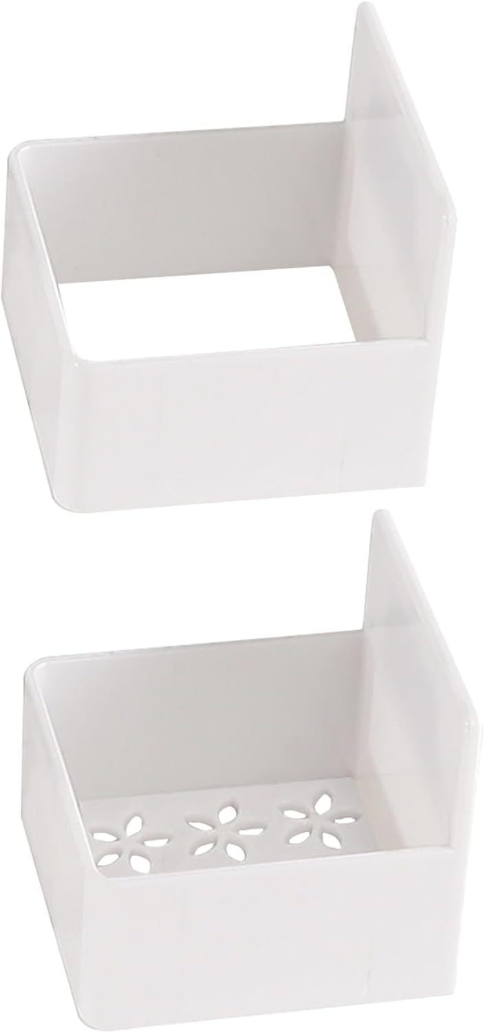 Rangement élégant : étagère autocollante pour salle de bain et cuisine, idéale pour les amateurs de cuisine et de coiffure