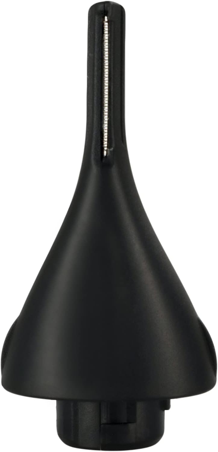 Tondeuse nez multifonction : kit complet visage pour hommes exigeants Découvrez la tondeuse nez Remington T-Series, conçue pour les hommes soucieux de leur apparence. Avec ses lames en titane auto-affûtées et ses trois têtes interchangeables, cette tondeuse est idéale pour entretenir la barbe, le nez, les oreilles et les sourcils. Profitez d’un design premium et de sabots ajustables pour un rasage précis et confortable. Offrez-vous un look impeccable en toutes circonstances ! – Image 5