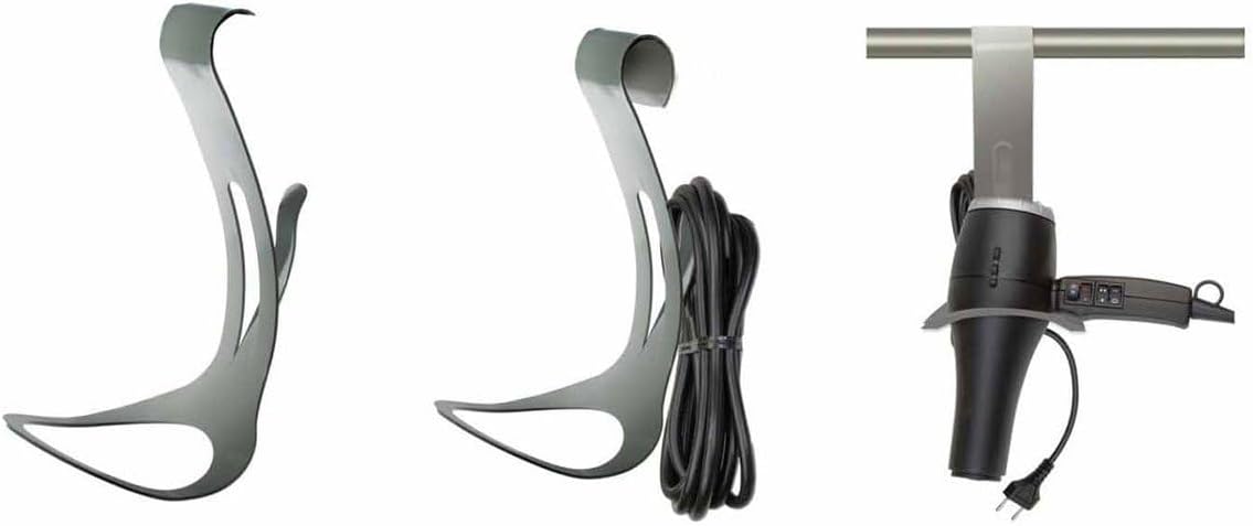 Porte sèche-cheveux à suspendre : l'accessoire idéal pour un rangement pratique et élégant dans votre salle de bain
