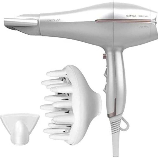 Sèche-cheveux ionique puissant pour un coiffage parfait et rapide : Bamba IoniCare 5300 Maxi Aura
