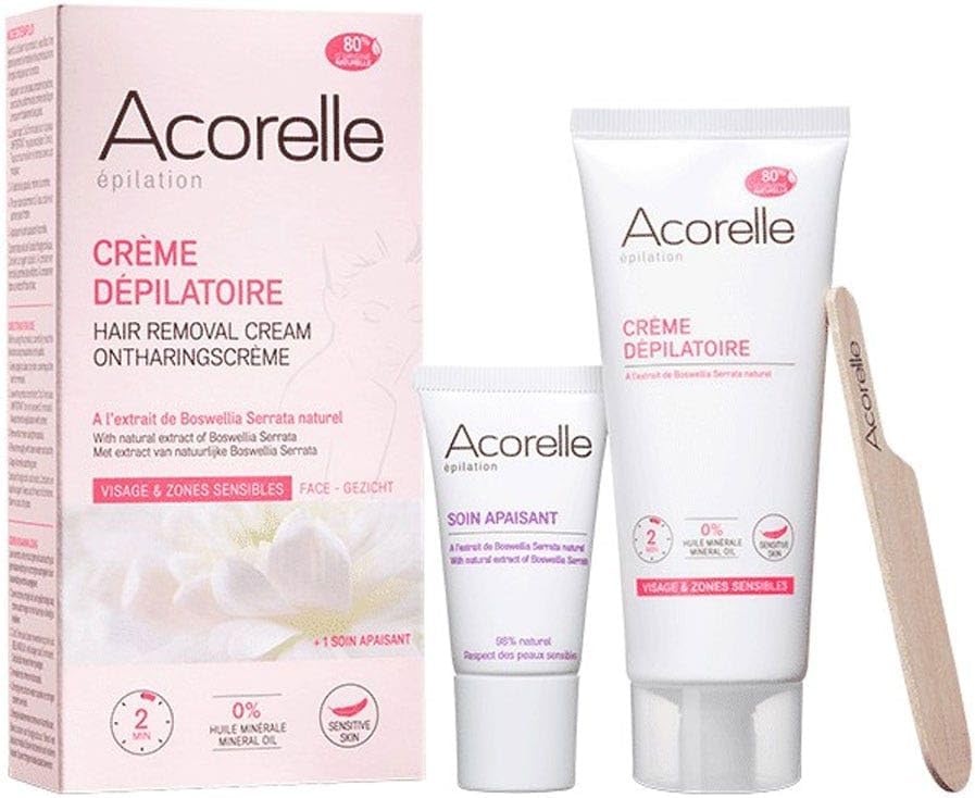 Crème dépilatoire visage et zones sensibles : soin apaisant pour une peau douce et sans irritation