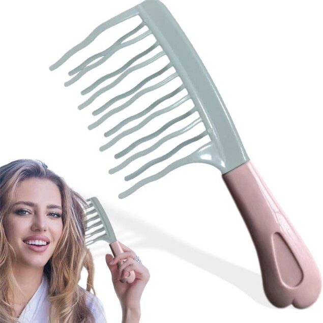Peigne à boucles : l'outil idéal pour styliser et détacher les cheveux enchevêtrés des femmes