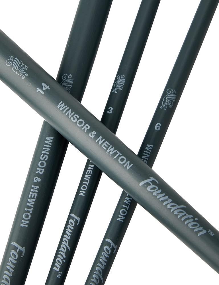 Pinceaux acryliques synthétiques blancs pour artistes : la précision et la qualité au service de votre créativité – Image 4