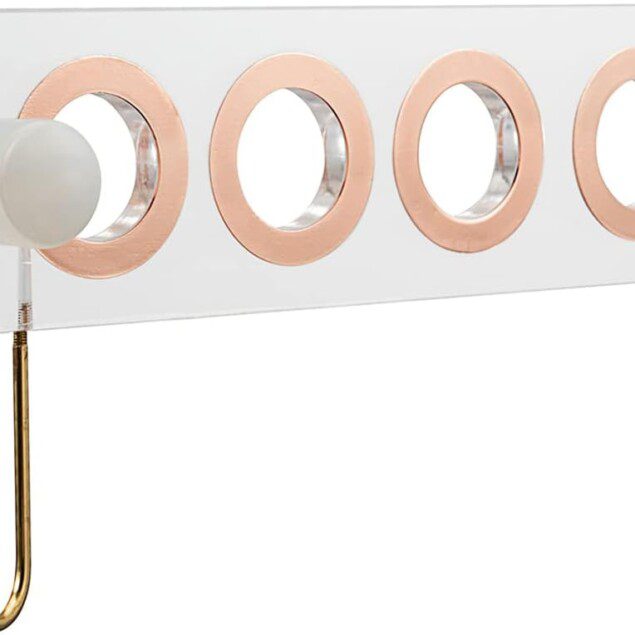 Support acrylique blanc pour sèche-cheveux Dyson : une solution élégante et pratique pour un rangement sans perçage