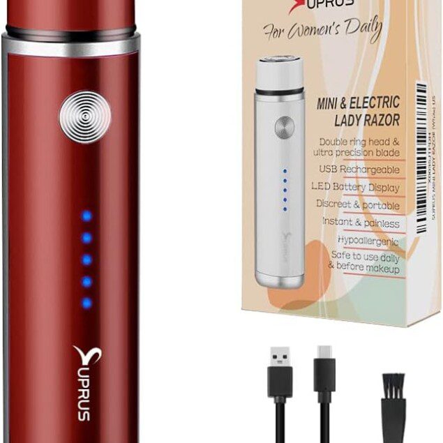 Rasoir Électrique SUPRUS pour Femmes - Douceur et Précision