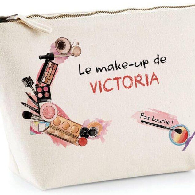 Trousse Victoria Mon Make-up : la pochette élégante pour vos accessoires de beauté et coiffure