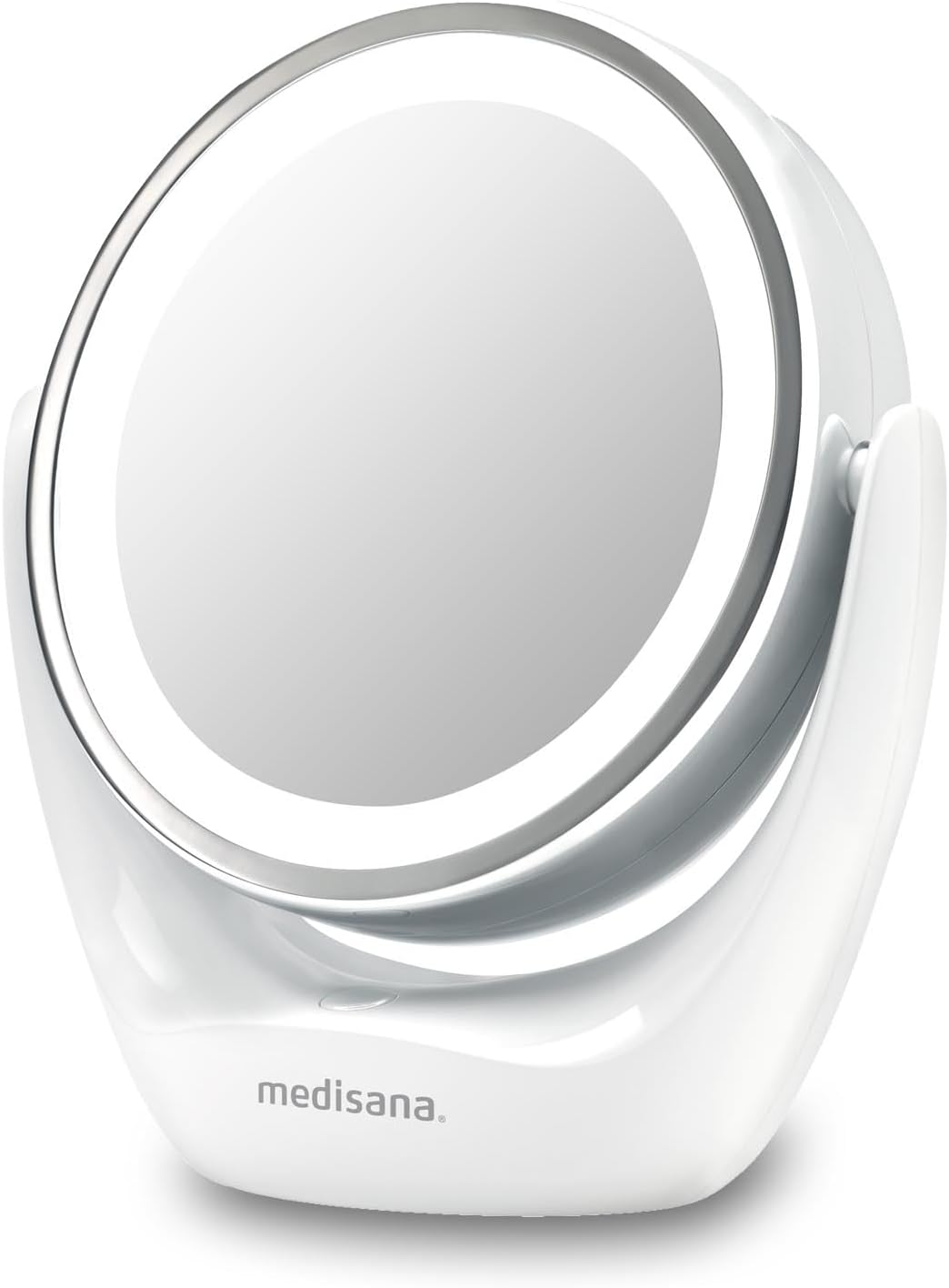 Mirroir cosmétique avec éclairage LED : l’accessoire idéal pour un maquillage parfait Découvrez le miroir de table double face agrandi 5x, pivotant à 360 degrés, pour un résultat impeccable à chaque fois !