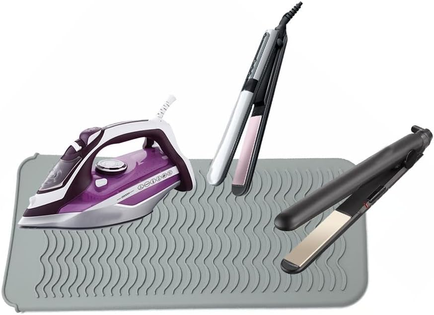 Tapis résistant à la chaleur : la pochette en silicone idéale pour fers à friser et lisseurs, pour des séances de coiffure sans souci – Image 8