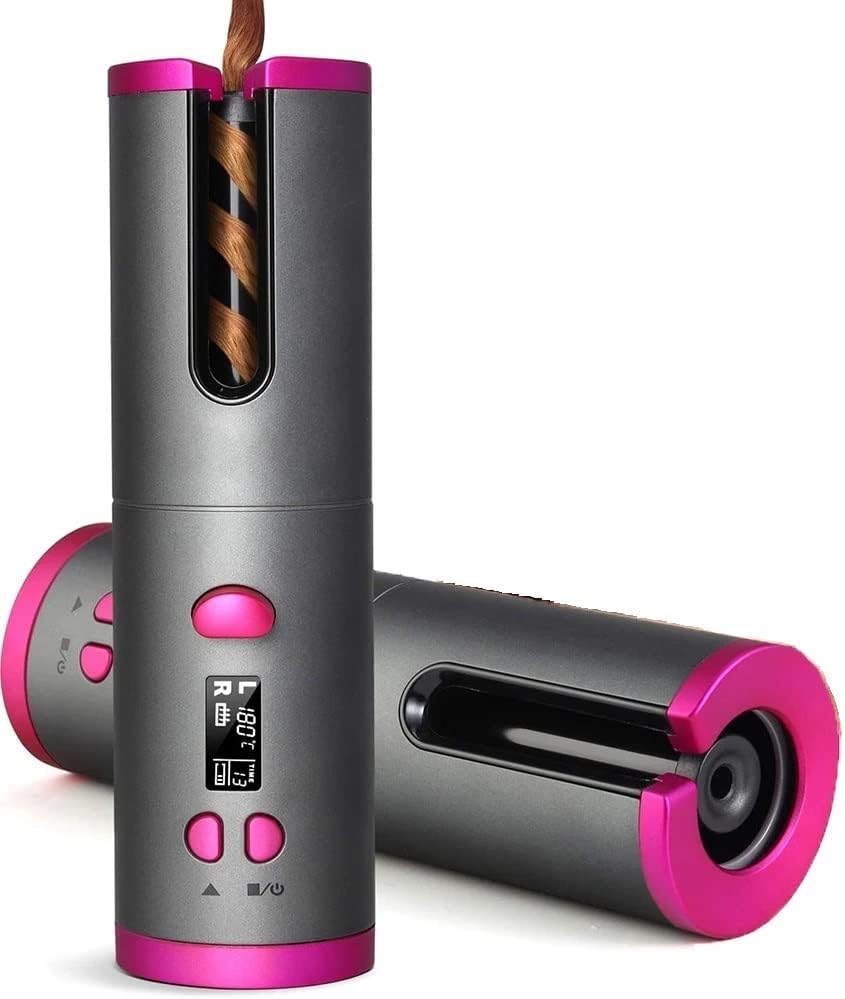 Fer à friser automatique sans fil : boucleur rechargeable pour des coiffures parfaites en toute simplicité