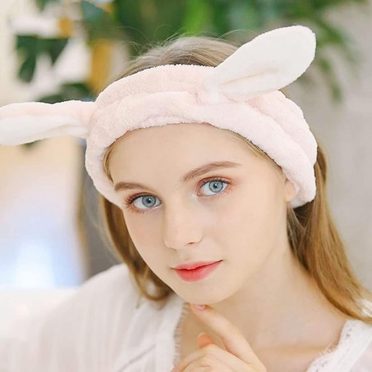 Bandeaux élastiques en polaire corail : le lot idéal pour les femmes en quête de confort durant le bain et la beauté – Image 4