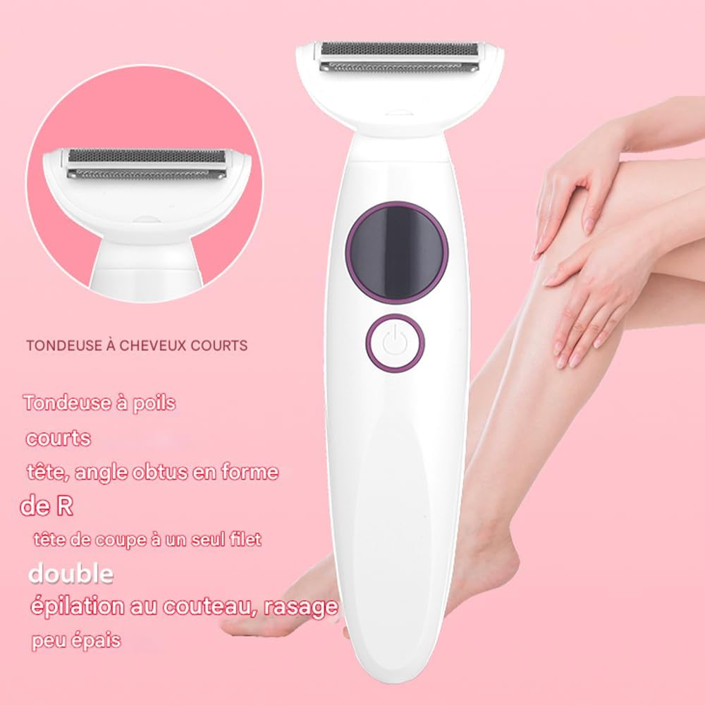 Rasoir Elios Femme 5 en 1 : le compagnon idéal pour une épilation douce et efficace Pour les femmes en quête de polyvalence, ce rasoir électrique étanche IPX7 offre une utilisation wet & dry, un affichage numérique et un chargeur USB pour un entretien facile de tout le corps. – Image 6