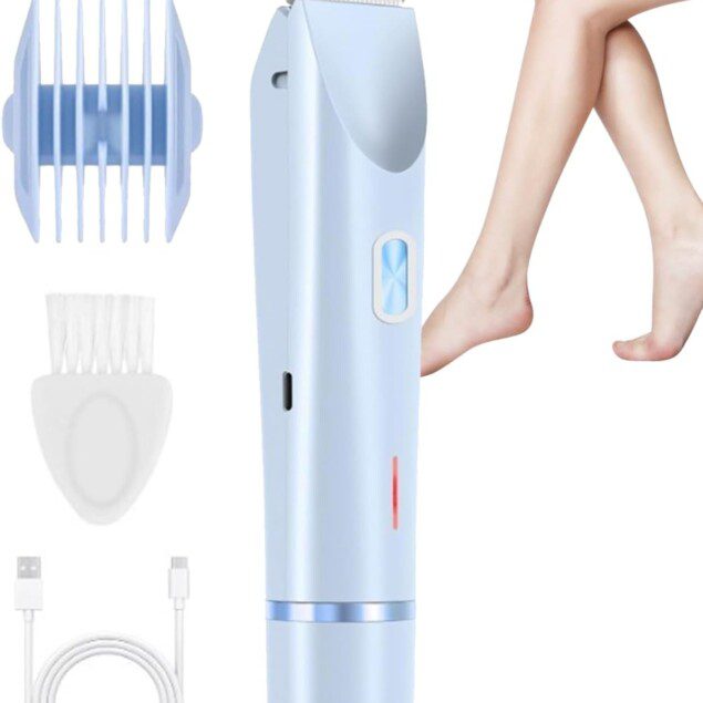 Rasoir Électrique Femme - Épilation Douce pour Jambes et Corps
