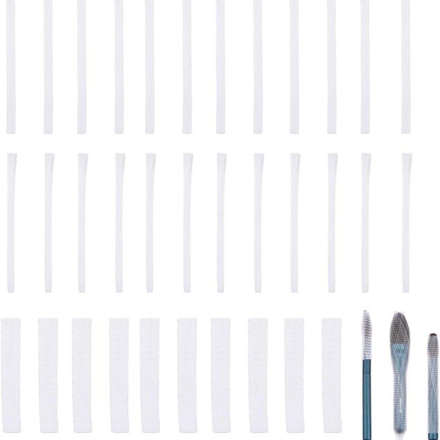 Pinceaux de maquillage : kit de protection réutilisable pour les passionnées de beauté   Préservez vos pinceaux avec ce set de 90 protections extensibles