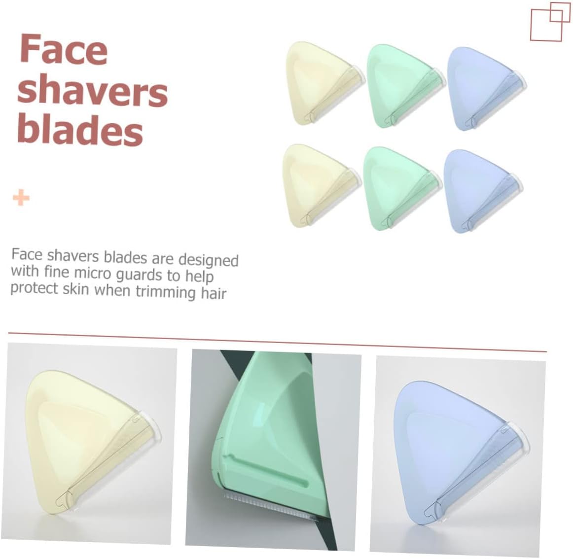 Kit de rasoirs de précision : 6 pièces pour femmes, idéal pour l'épilation du visage et le maquillage en voyage – Image 9