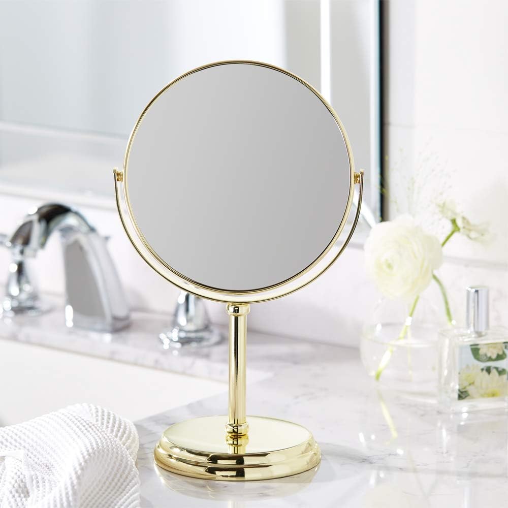 Miroir Grossissant Doré : Élégance et Praticité – Image 5