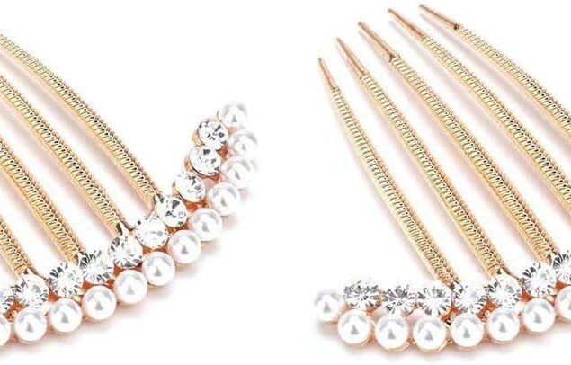 Peigne à cheveux strass : accessoires de coiffure vintage pour filles et dames   Ajoutez une touche d'élégance à vos coiffures avec ces peignes décoratifs