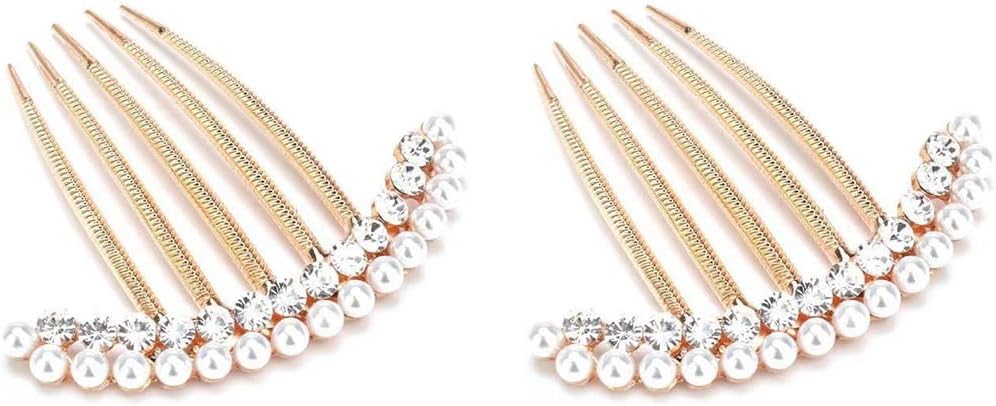 Peigne à cheveux strass : accessoires de coiffure vintage pour filles et dames   Ajoutez une touche d'élégance à vos coiffures avec ces peignes décoratifs