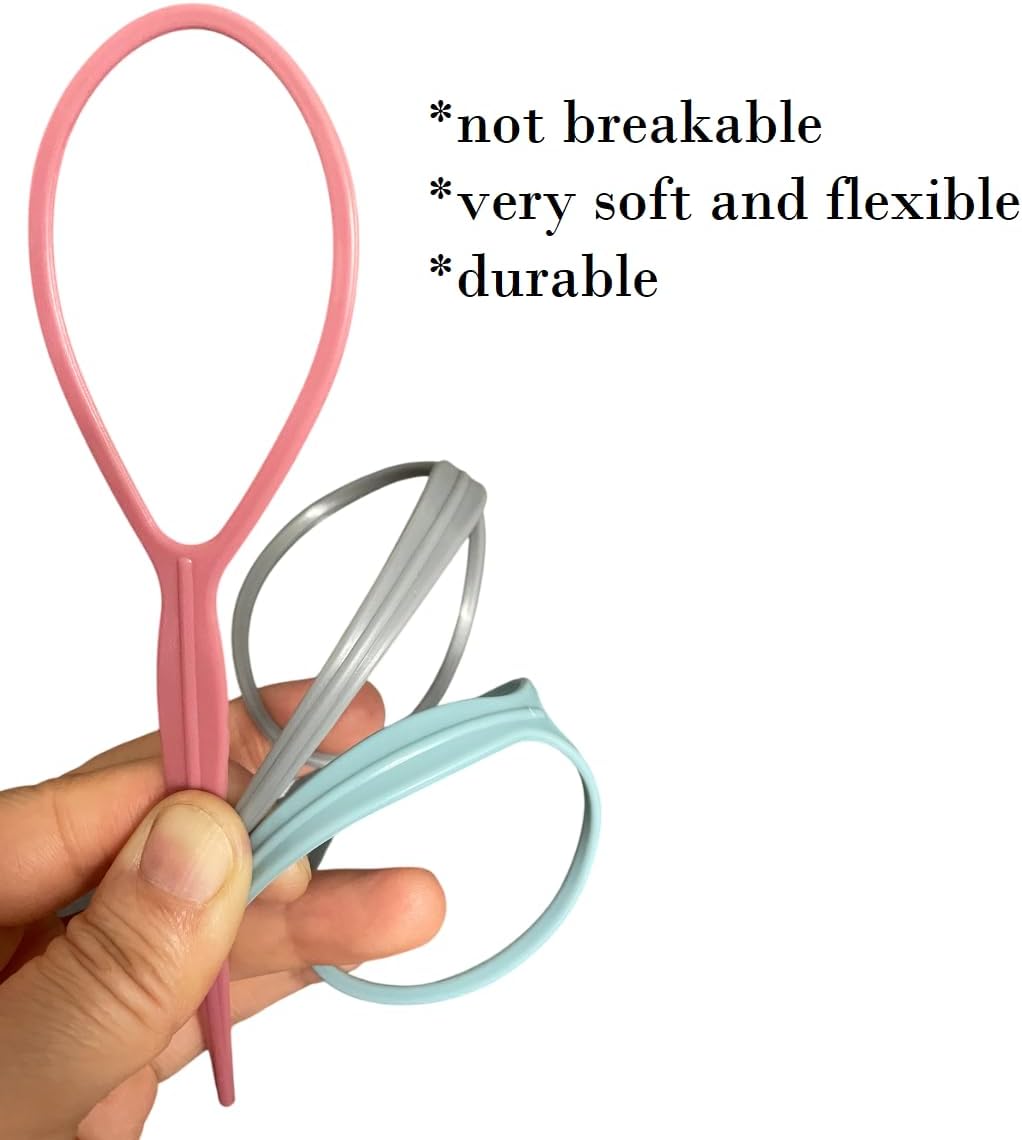 Outil de coiffure Topsy Tail : 4 pcs pour créer des chignons et tresses élégantes en un clin d'œil – Image 3