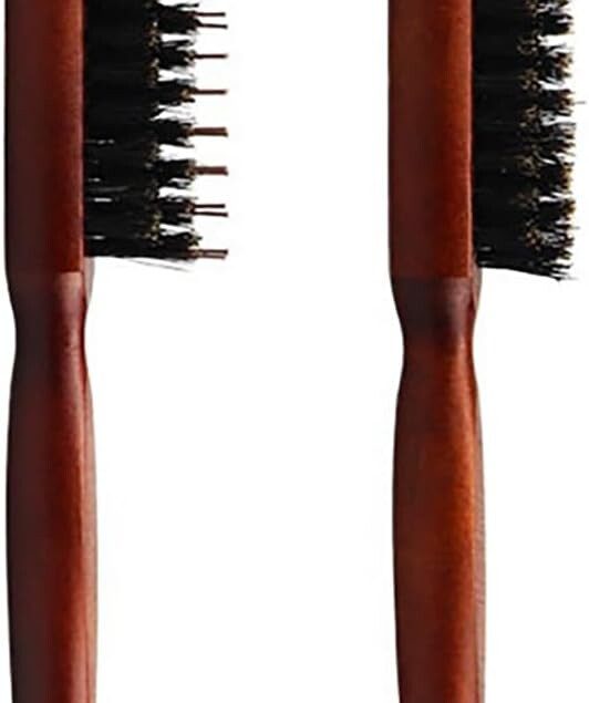 Peigne en poils de porc : l'outil idéal pour hommes et femmes aux cheveux longs, bouclés ou abîmés